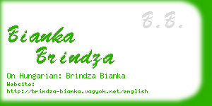 bianka brindza business card